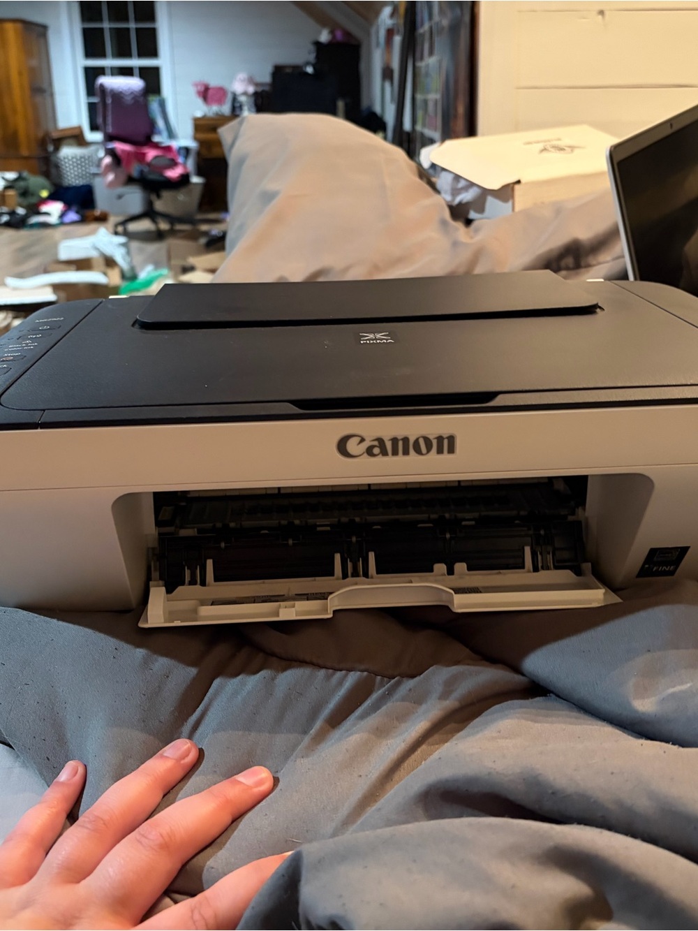 Canon Black and White Home Printer with Front Output Tray